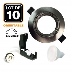 Set di 10 lampade a LED GU10 5W bianco neutro