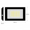 Projecteur LED 100W Ipad Blanc chaud 2700K Haute Luminosité