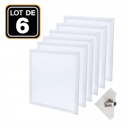 Dalle LED 600x600 40W lot de 6 pcs  - Plusieurs modèles disponibles