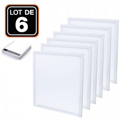 Dalle LED 600x600 40W lot de 6 pcs  - Plusieurs modèles disponibles