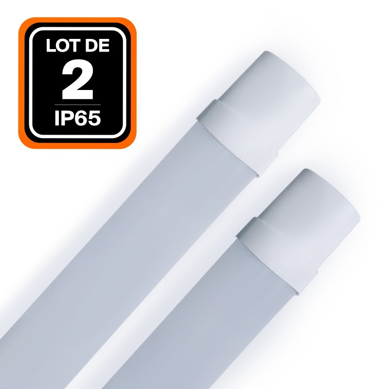 RÉGLETTE LED 36W 120CM ÉTANCHE IP65 BLANC NEUTRE