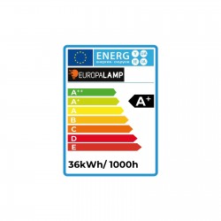 RÉGLETTE LED 36W 120CM ÉTANCHE IP65 BLANC NEUTRE