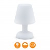 Lampe de table LED Multicolore 26cm, luminaire extérieur résistant à l'eau, recharge solaire