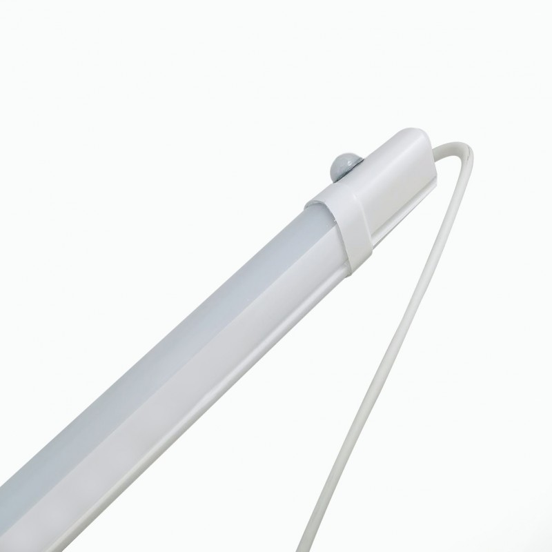 RÉGLETTE 40W 120CM DÉTECTEUR DE MOUVEMENT ÉTANCHE BLANC FROID 6500K