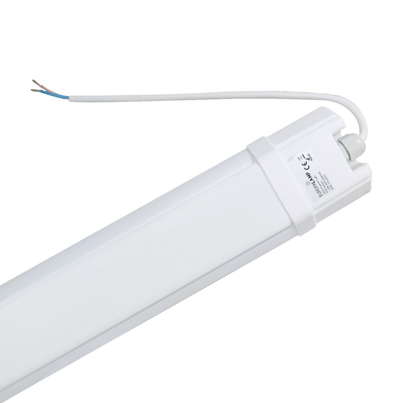 RÉGLETTE 40W 60CM DÉTECTEUR DE MOUVEMENT ÉTANCHE BLANC FROID 6500K