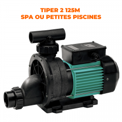 Pompe de filtration SPA/petite piscine ESPA - Modèle TIPER 2 125M