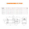 ESPA Pompe centrifuge multi-étage horizontale pour l'approvisionnement en eau PRISMA 15 5M - 3.900L/h - 51m max. - 230V