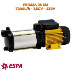 ESPA Pompe centrifuge multi-étage horizontale pour l'approvisionnement en eau PRISMA 25 5M - 7.200L/h - 56m max. - 230V