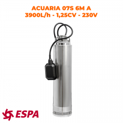 ESPA Pompe à eau submersible pour l'approvisionnement en eau ACUARIA 07S-6M A - 3.900L/h - 71m max.