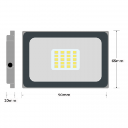 Projecteur LED 10W Classic 4500K