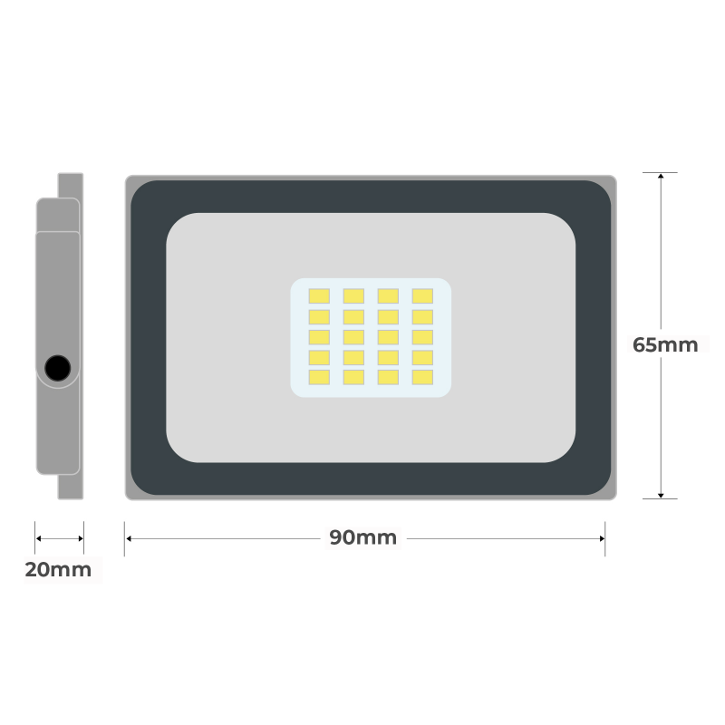 Projecteur LED 10W Classic 6000K