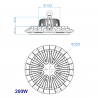 Gamelle industrielle LED 100W SMD Osram Blanc froid 