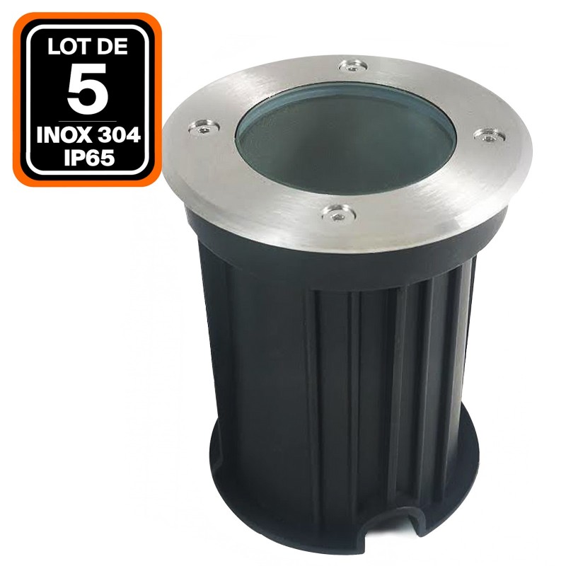 Piso de diapositiva al aire libre LED 3W IP65 80 Ø100 - punto de iluminación del color: cálido blanco 3000 K 