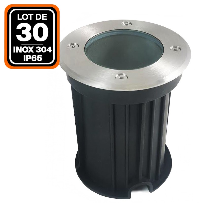 Piso de diapositiva al aire libre LED 3W IP65 80 Ø100 - punto de iluminación del color: cálido blanco 3000 K 