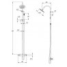 NAVANA Colonne de Douche modele IGUAZU 