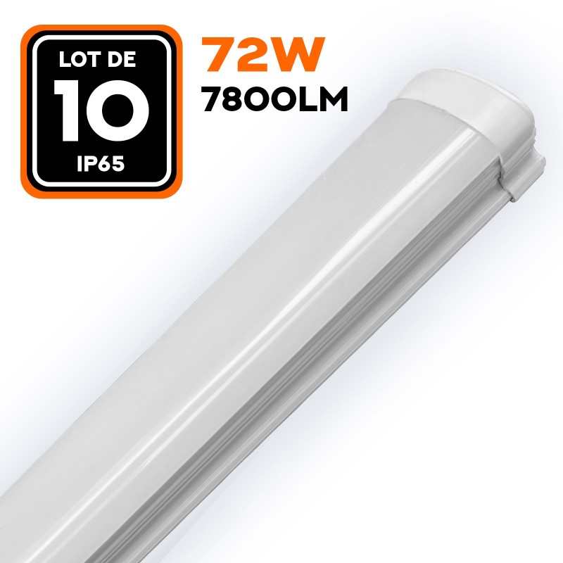 RÉGLETTE LED 80W 8000LM 120CM ÉTANCHE IP65