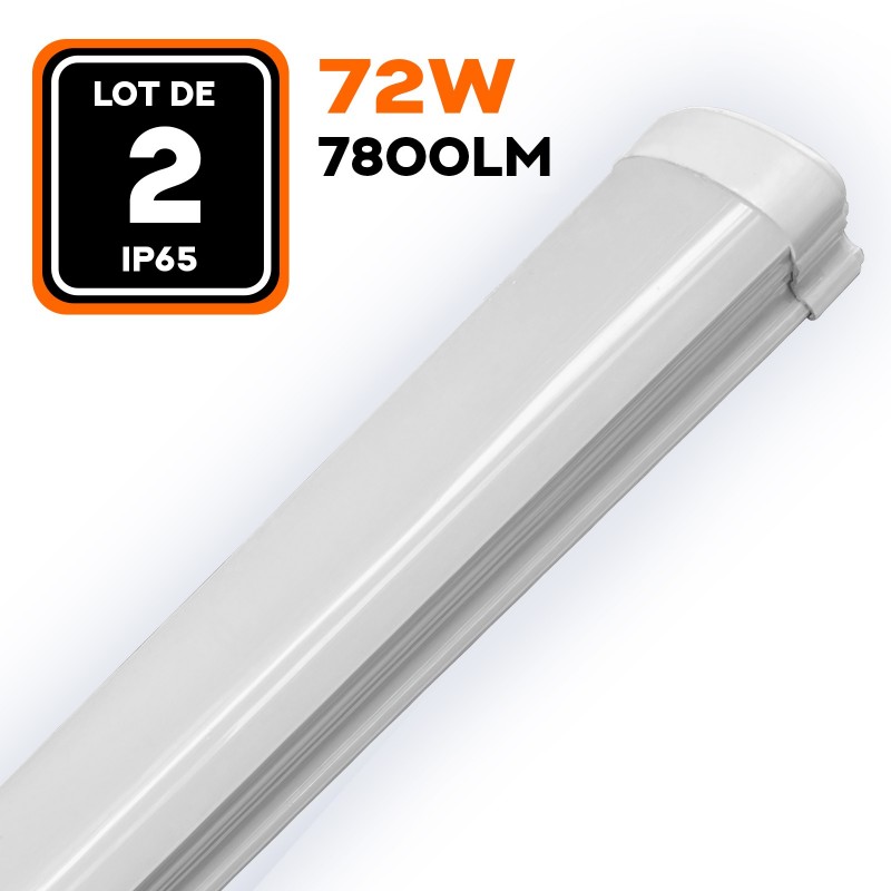 RÉGLETTE LED 80W 8000LM 120CM ÉTANCHE IP65