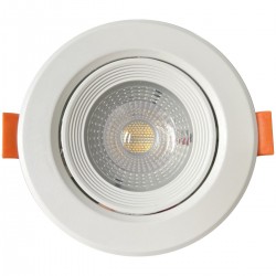 Spot LED Encastrable Rond 5W - Blanc Chaud 3000K