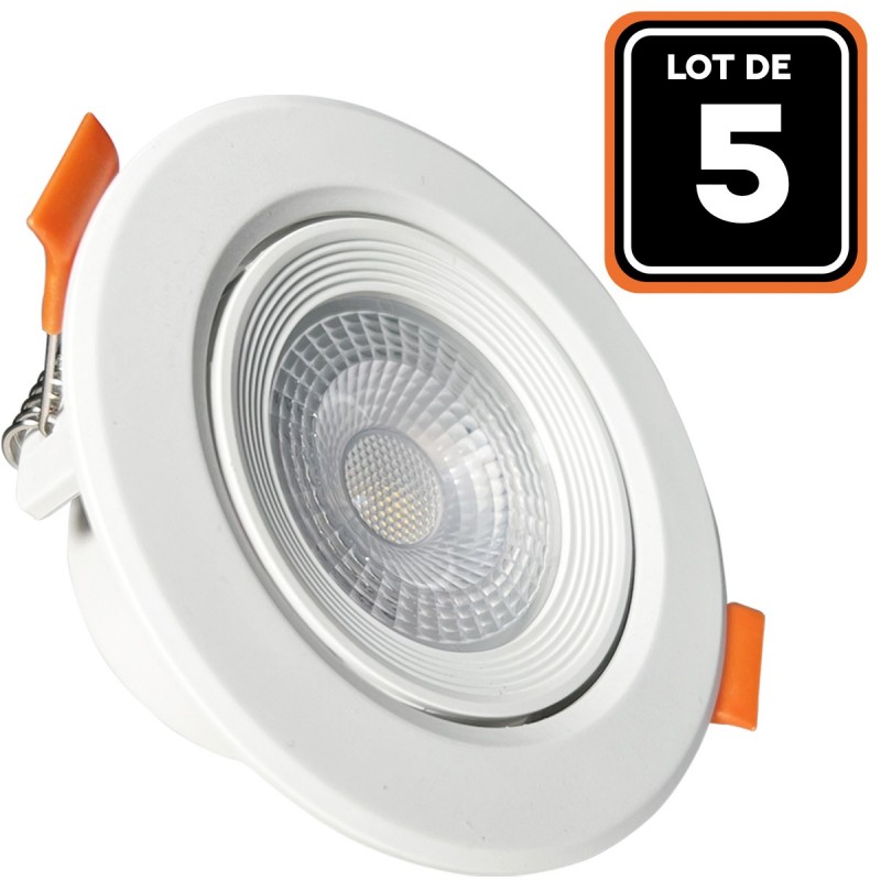 Spot led encastrable 3W extra plat rond