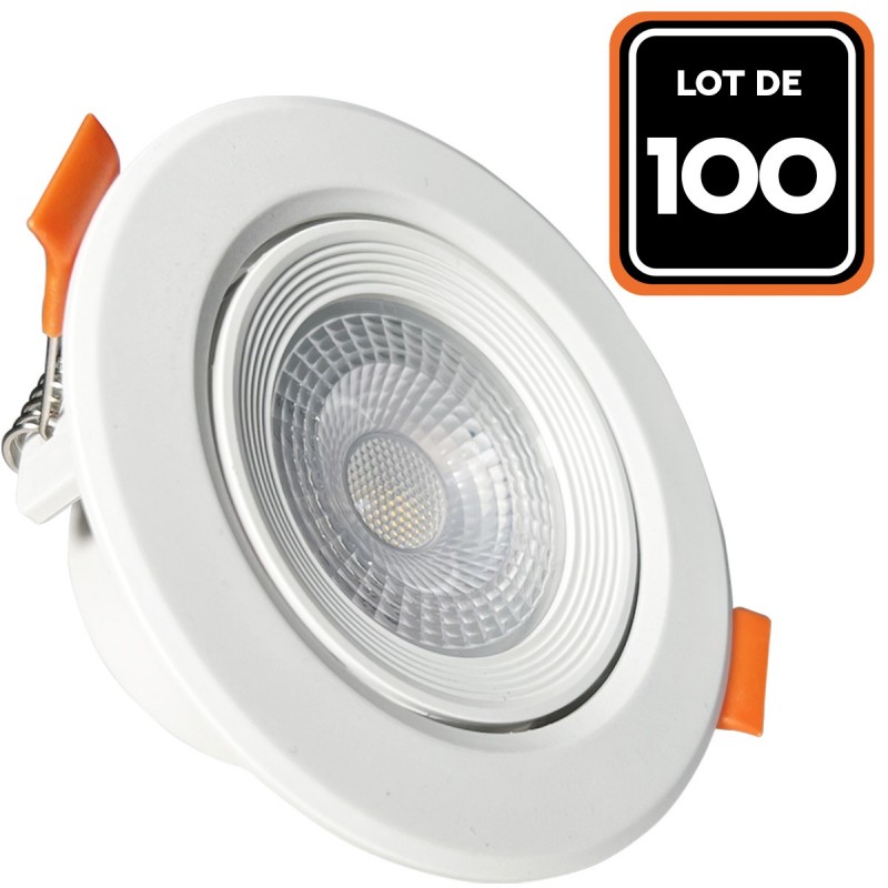 Spot led encastrable 3W extra plat rond