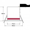 Support Spot Orientable BBC Blanc avec Douille GU10