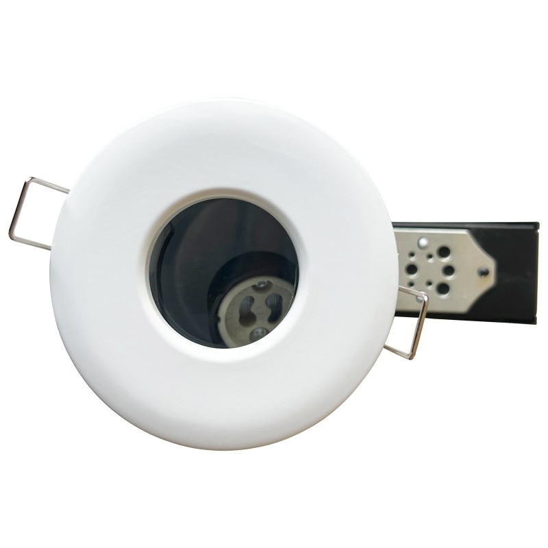 Support Spot Orientable BBC Blanc avec Douille GU10