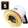 Support Spot Orientable BBC Blanc avec Douille GU10