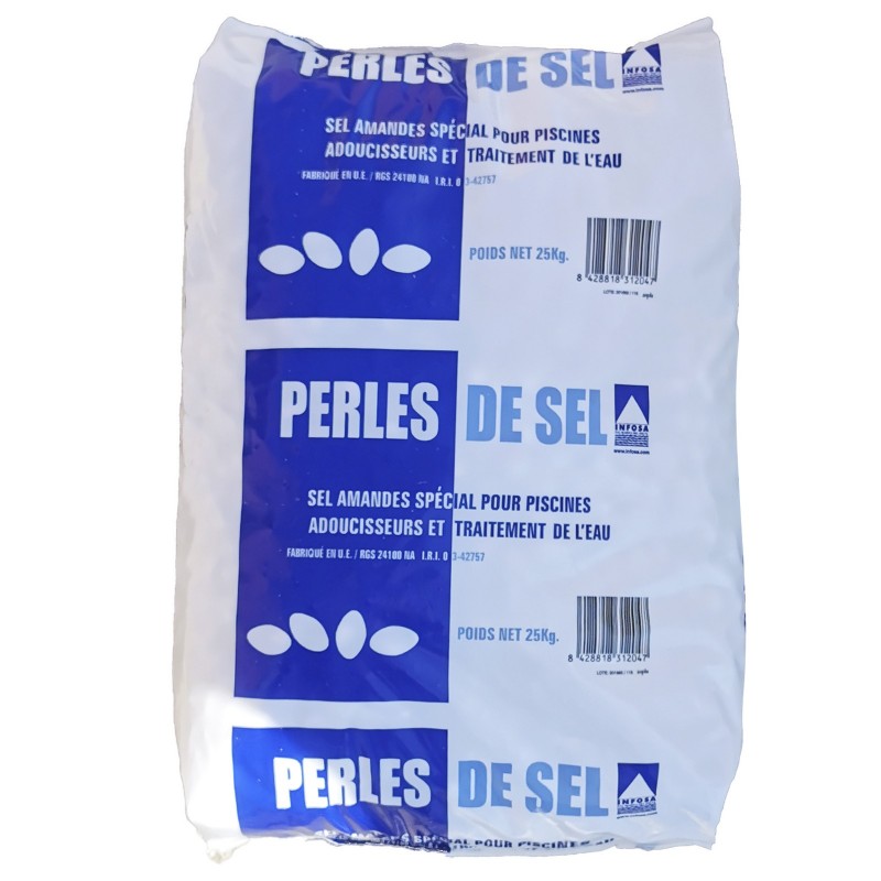 Sac de 25Kg en pastilles de sel adoucisseur d'eau 