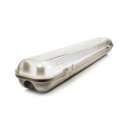 Gehäuse wasserdicht IP65 60cm für 2 x T8 LED Röhren