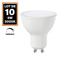 copy of Set di 10 lampadine GU10 7W EQ. 50W bianco naturale...