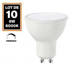 copy of Set di 10 lampadine GU10 7W EQ. 50W bianco naturale...