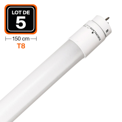 Tubo de neón LED T8 18W blanco neutral 4500 k 120cm