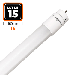 15 Tubes Neon LED 25W 150cm T8 Blanc Neutre 4500k Gamme Pro
