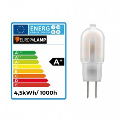 Lot de 5 Ampoules LED G4 2W 12V blanc chaud 3000k Haute Luminosité