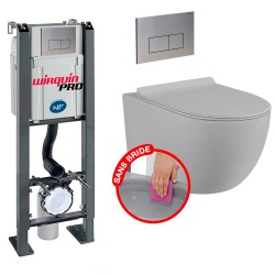 copy of Pack Complet WC Suspendu Bati Autoportant + Cuvette...