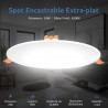 Spot LED Encastrable Extra-Plat 24W - Blanc Froid 6000K
