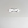 10 Spots Encastrables Orientables BLANC avec Ampoule GU10 LED 7W - Blanc Chaud 3000K