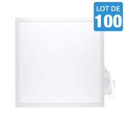 100 Paneles LED 600x600 40W Ultra Slim Blanco neutro 4500K