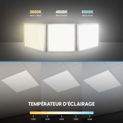 Dalle LED PREMIUM 600x600 - Luminosité 4000 lm | Blanc Neutre 4000K