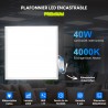 2 Dalles LED PREMIUM 600x600 - Luminosité 4000 lm | Blanc Neutre 4000K