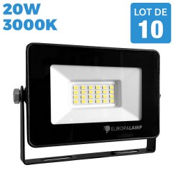 10 Focos Proyectores LED Ipad 20W 3000K