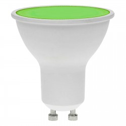 Bombilla LED GU10 7W Verde