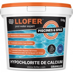 Hypochlorite de Calcium en granulés – 70 % chlore actif – 5 kg