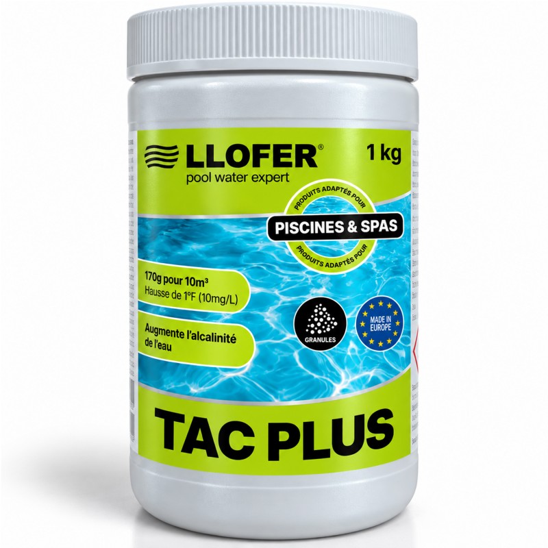 LLOFER - TAC Plus Augmentateur d'alcalinité - Granules - 1Kg