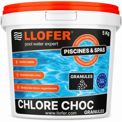 LLOFER - Chlore Choc en Granules - 5kg