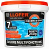 LLOFER – Chlore Multifonctions en Galets de 250g – 5 kg