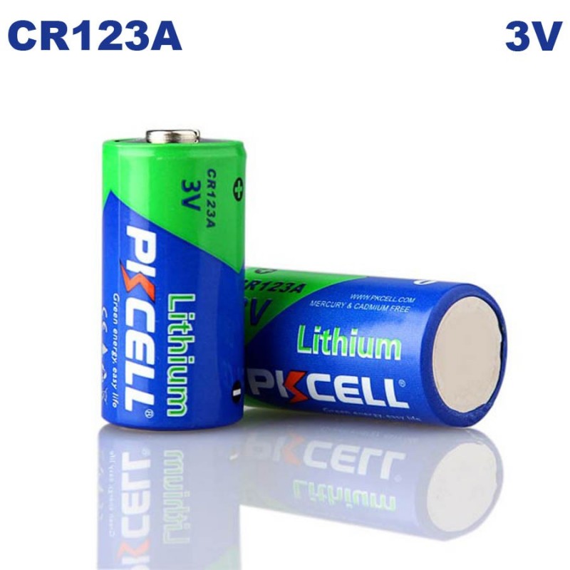Pile CR123A Lithium 3V PKCell