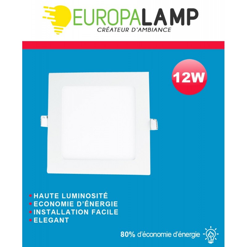 Spot led encastrable 3W extra plat rond