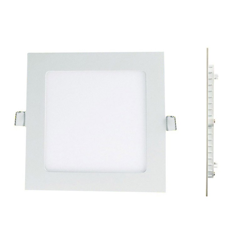 Spot Encastrable LED Carre Downlight Panel Extra-Plat 3W Blanc Chaud