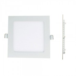 Spot Encastrable LED Carre Downlight Panel Extra-Plat 3W Blanc Froid 6000k 